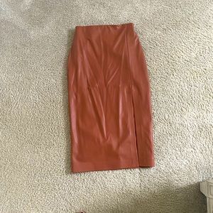 Express leather skirt, never worn